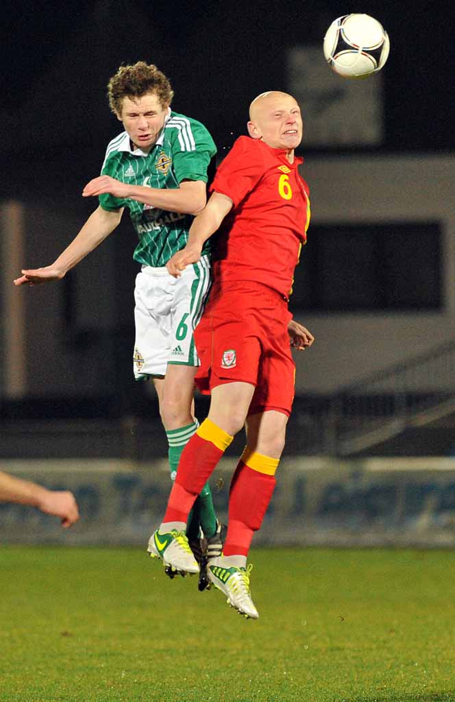 Match winner Lloyd Humphries in action for Wales at Under 16 level. A couple of years on, he is developing nicely and, for me, has been the best player for our Under 18s this season.