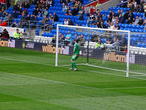 It's unlikely that the scorer of this goal will be playing in League One next season. David Marshall is completely helpless as Zac Clough's beautifully taken free kick hits the net . Marshall earned his money though with another great save within minutes and a few more fine stops in the second half - although we were playing a relegated side with ten men for most of the game, he was my pick as City Man of the Match!*